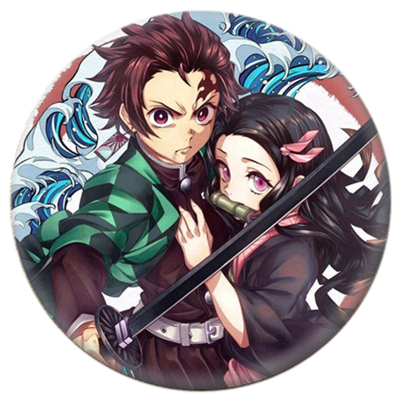 Anime Badges Spiderma Demon Slayer Kimetsu No Yaiba Brooch Pins Schoolbag Badge Icon Collect Backpacks Bags Button Brooch