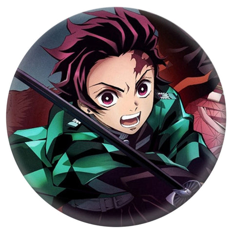 Anime Badges Spiderma Demon Slayer Kimetsu No Yaiba Brooch Pins Schoolbag Badge Icon Collect Backpacks Bags Button Brooch