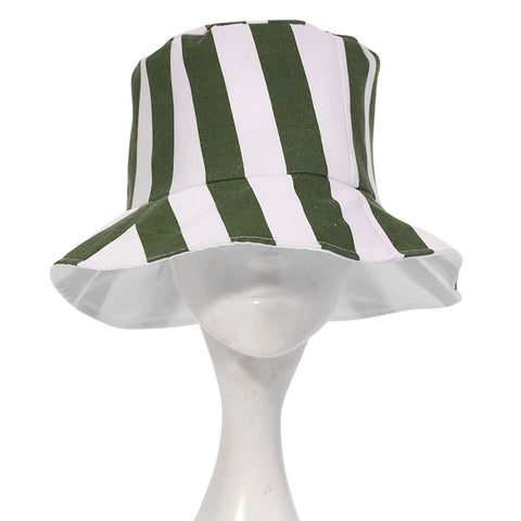 Anime Bleach Urahara Kisuke Cosplay Hat Cap Dome Green and White Striped Summer Cool Hat Watermelon Hat