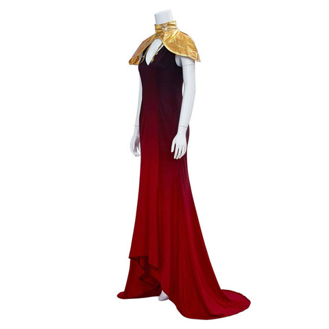 Anime Castlevania Carmilla Red Women Dress Party Carnival Halloween Cosplay Costume