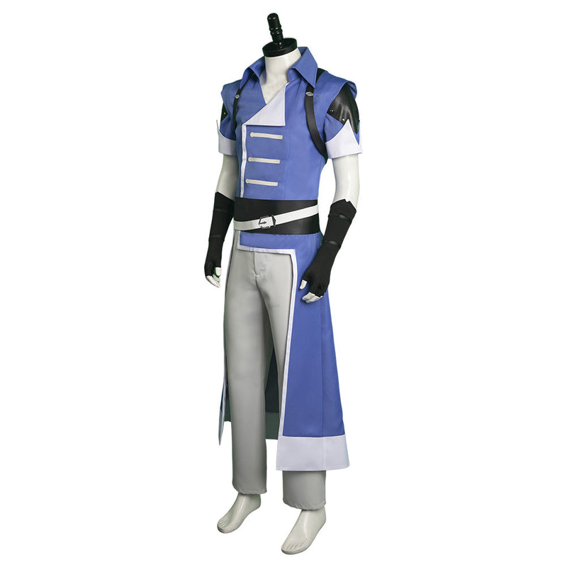 Anime Castlevania: Nocturne Richter Belmont Blue Outfits Party Carnival Halloween Cosplay Costume