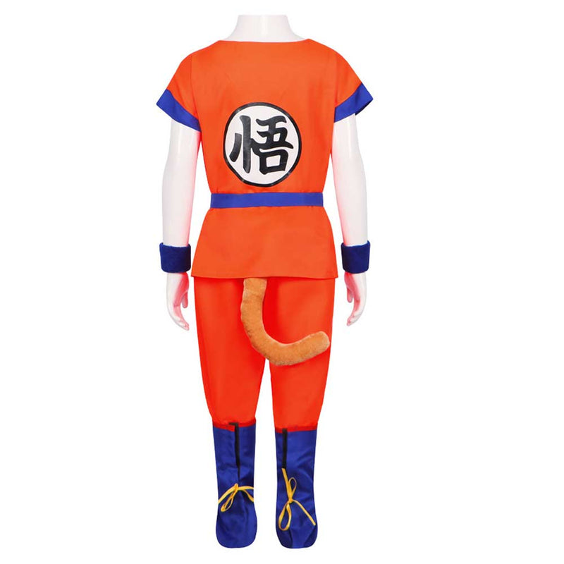 Anime Dragon Ball Son Goku Kids Children Outfits Party Carnival Halloween Cosplay Costume