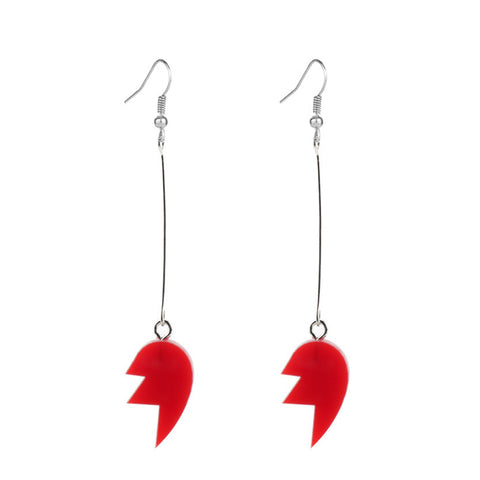 Anime JoJos Bizarre Adventure Earrings Kakyoin Noriaki Cherry Drop Earrings For Women Men Cosplay Ear Clip Jewelry Gifts