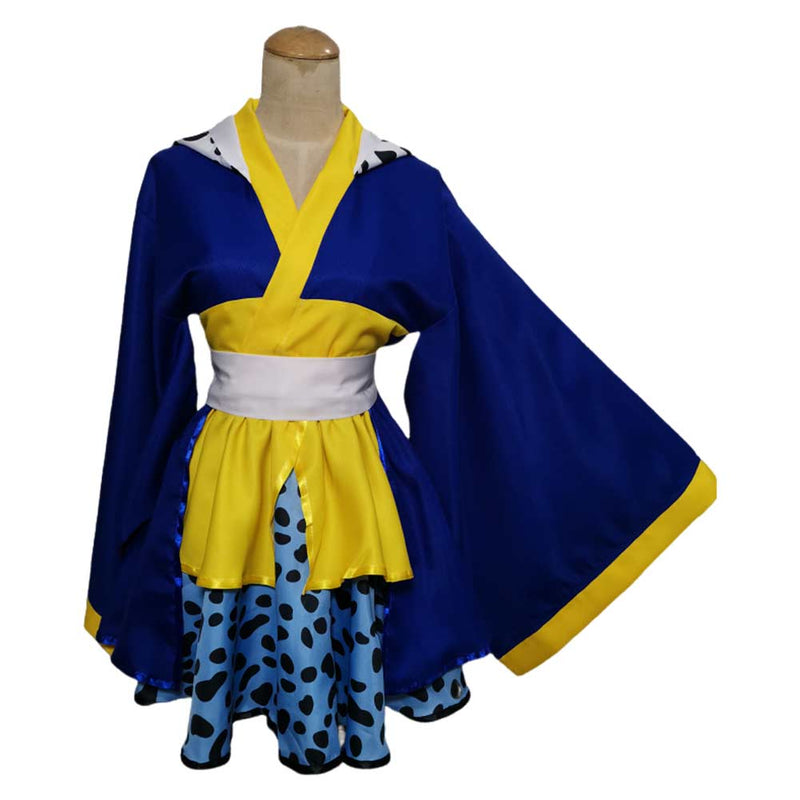 Anime One Piece Trafalgar D. Water Law Cosplay Costume Outfits Halloween Carnival Suit