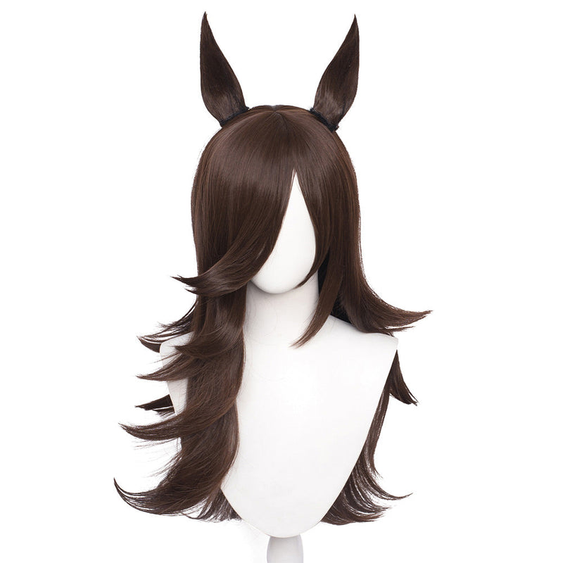 VeeGet Anime Pretty Derby Rice Shower Cosplay Wig Wig Synthetic HairCarnival Halloween Party