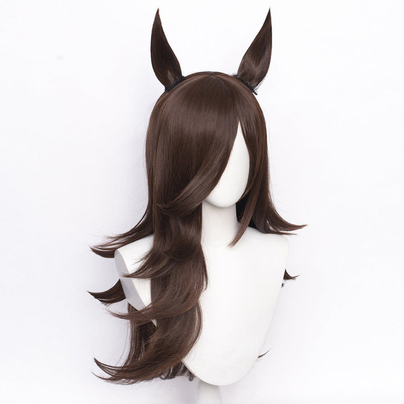 VeeGet Anime Pretty Derby Rice Shower Cosplay Wig Wig Synthetic HairCarnival Halloween Party