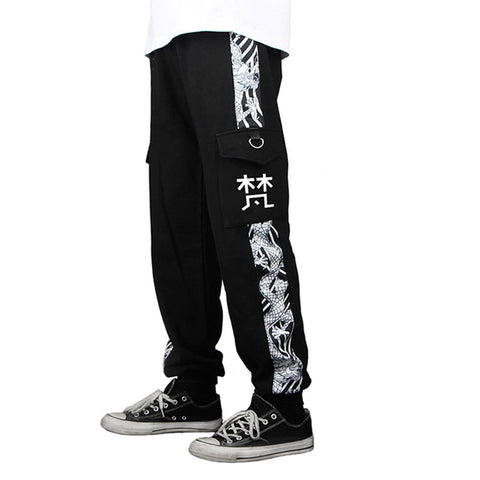 AnimeTokyo Revengers Takeomi Akashi Cosplay Pants Women Men 3D Print Pocket Cargo Casual Loose Trousers