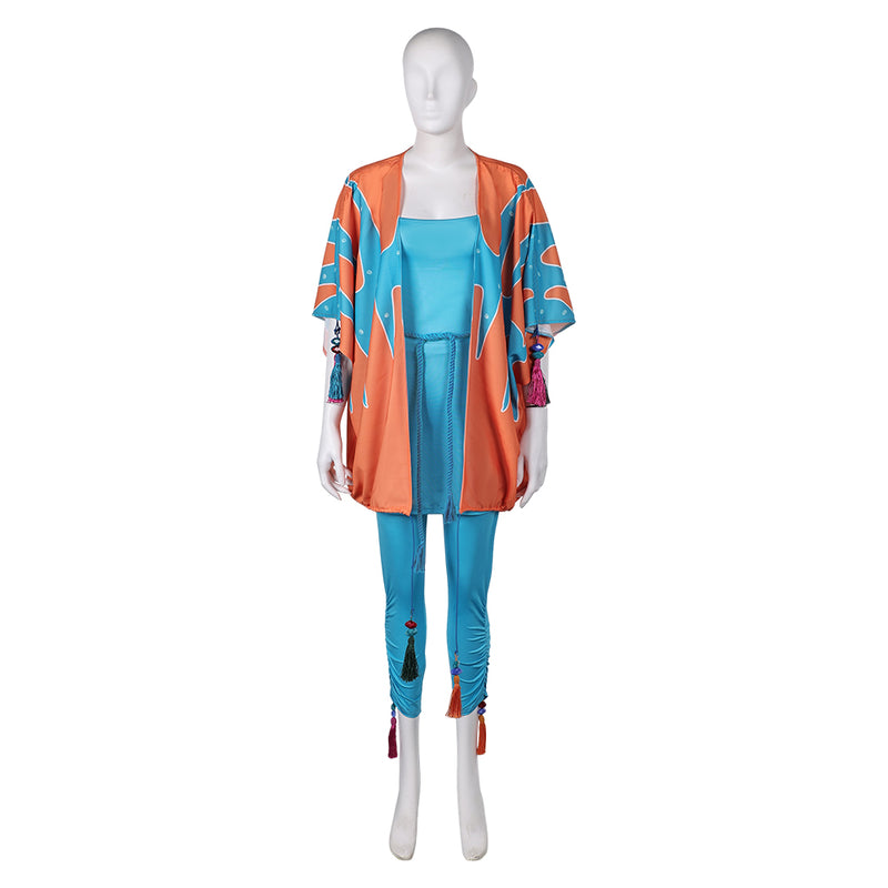 Anni-Frid Synni Lyngstad Retro Style ABBA Cosplay Costume Outfits Halloween Carnival Suit