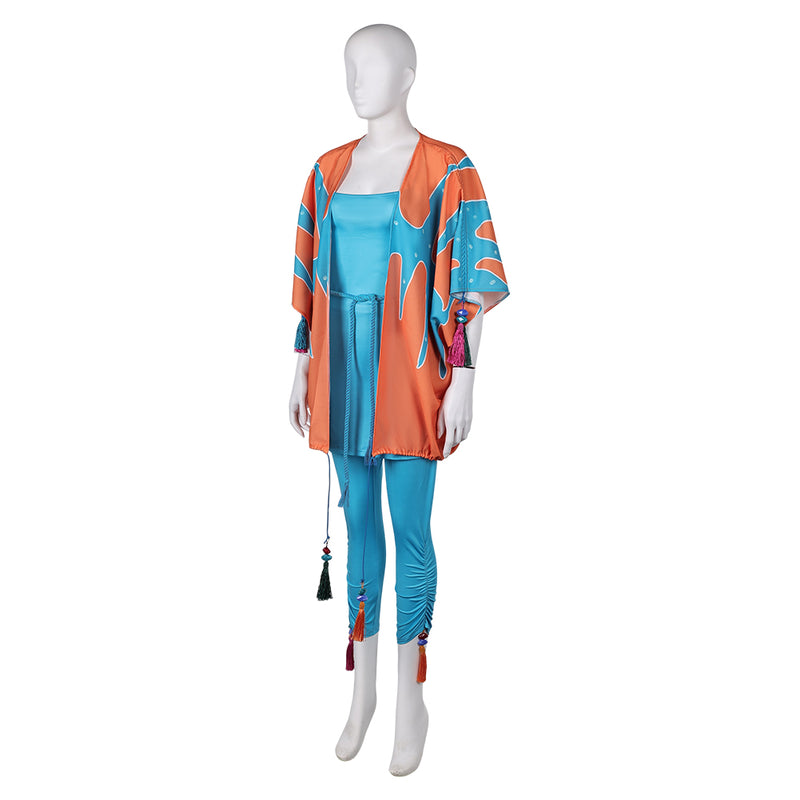 Anni-Frid Synni Lyngstad Retro Style ABBA Cosplay Costume Outfits Halloween Carnival Suit