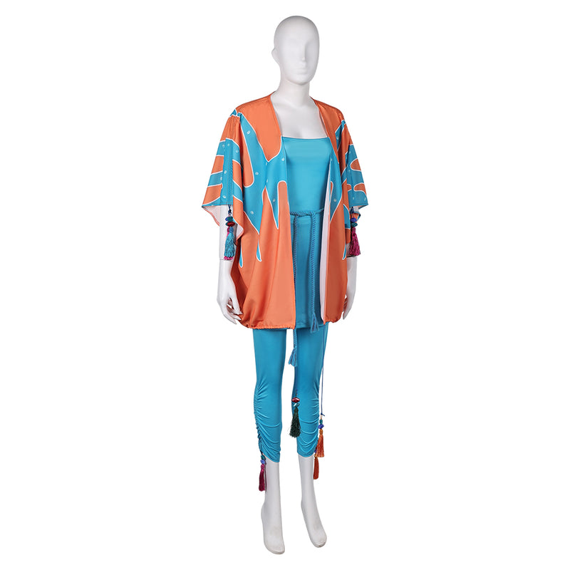 Anni-Frid Synni Lyngstad Retro Style ABBA Cosplay Costume Outfits Halloween Carnival Suit