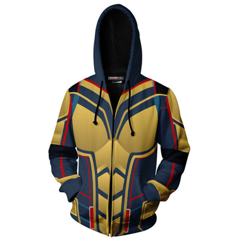 Ant-Man and the Wasp: Quantumania Cosplay Hoodie 3D Printed Hooded Sweatshirt Men Women Casual Streetwear Pullover