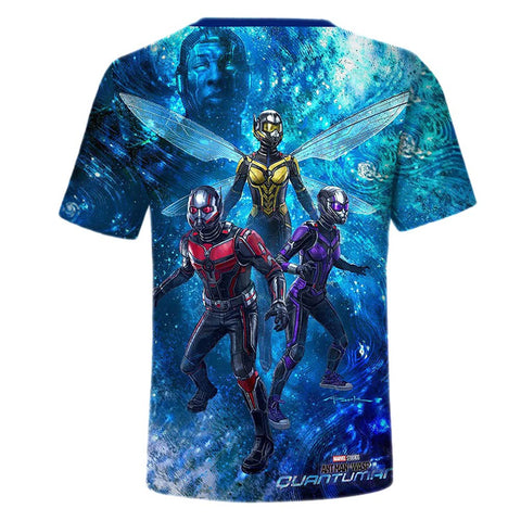 Ant-Man and the Wasp: Quantumania Cosplay T-shirt Men Women 3D Printed Short Sleeve Shirt