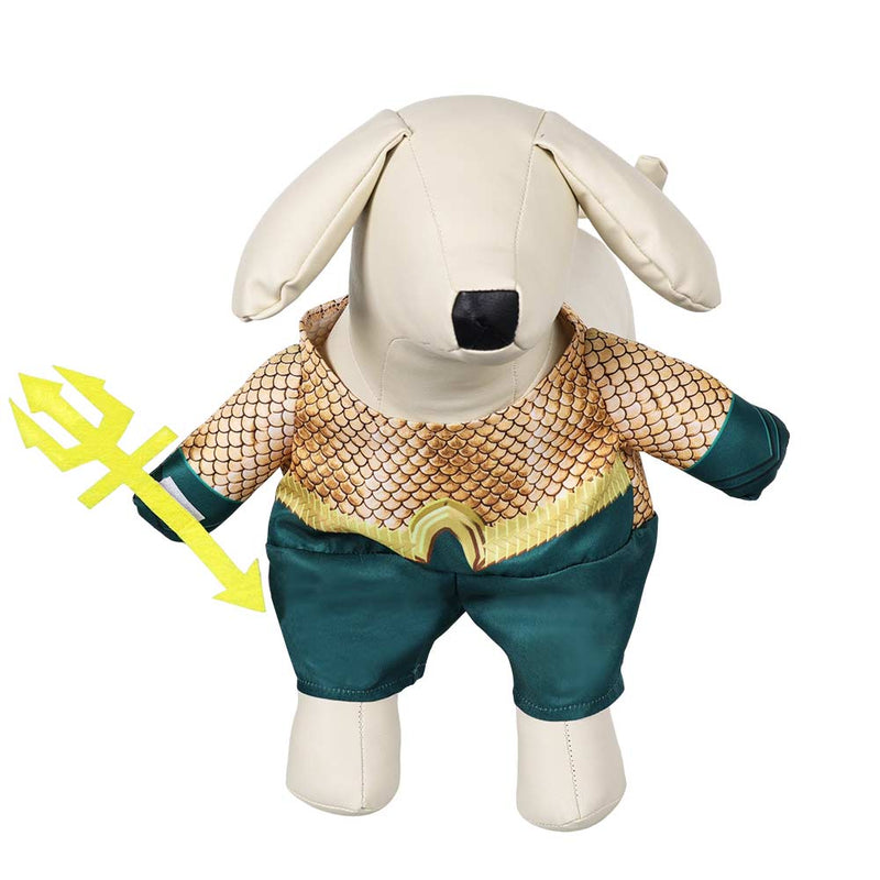 Aquaman Arthur Curry Pet Dog Colthing Cosplay Cosplay Costume Outfits Halloween Carnival Suit