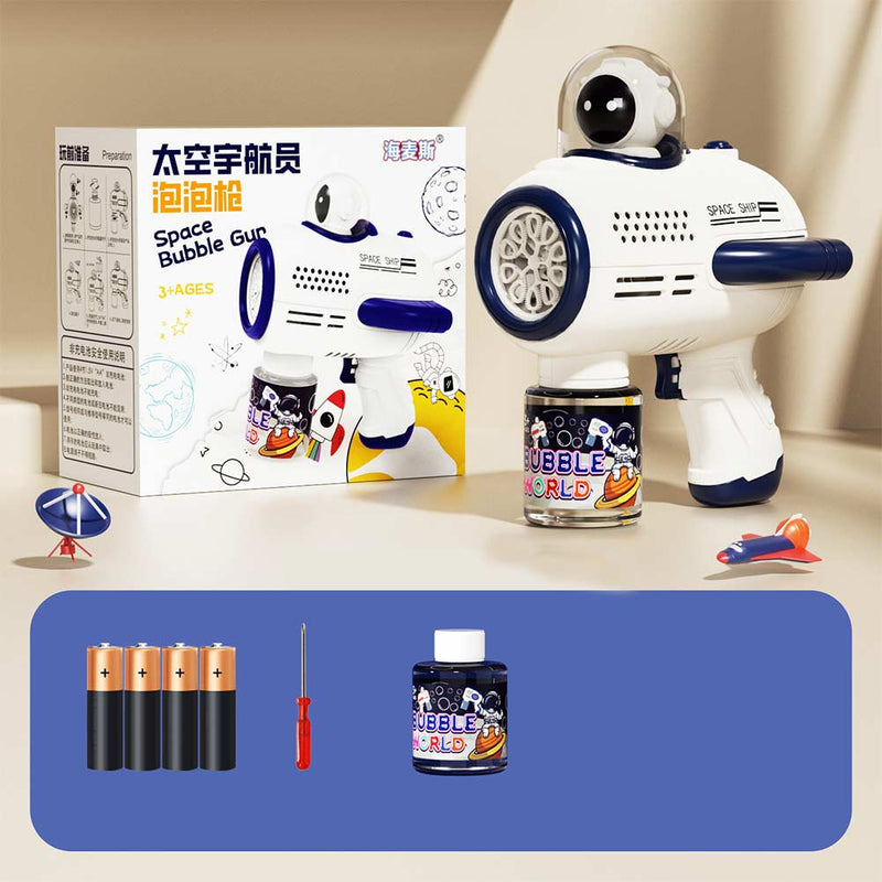 Astronaut  Bubble Machine Christmas Electric Toy Children Accessories Gifts