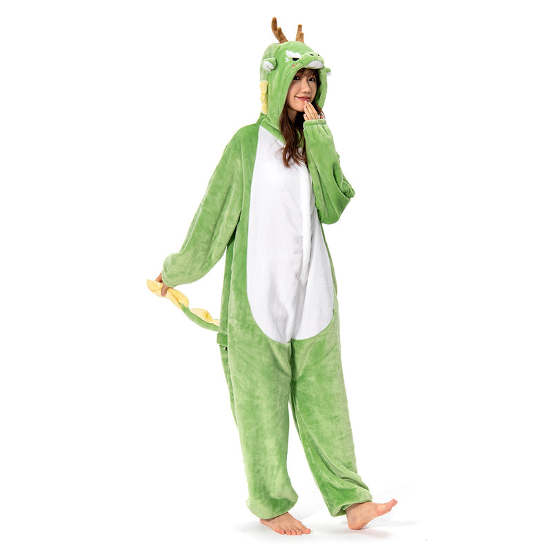 Autumn and winter Dragon Cosplay Costume Pajamas Outfits Halloween Carnival Party Suit