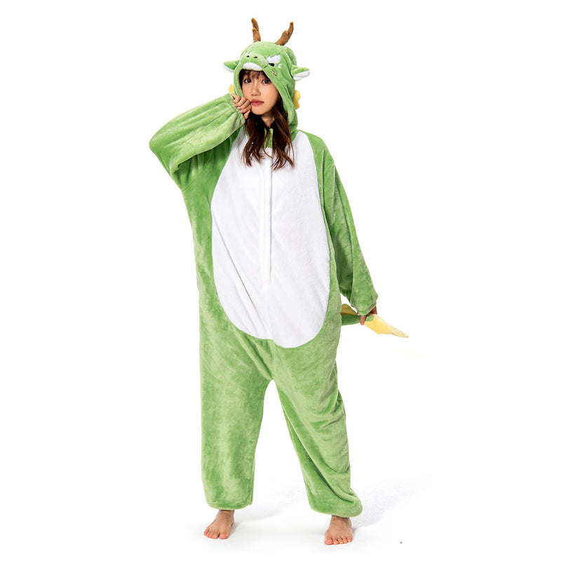 Autumn and winter Dragon Cosplay Costume Pajamas Outfits Halloween Carnival Party Suit