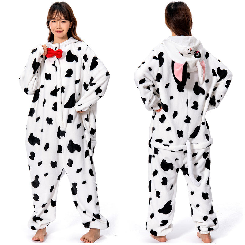 Autumn and winter Spot Dog  Cosplay Costume Pajamas Outfits Halloween Carnival Party Suit