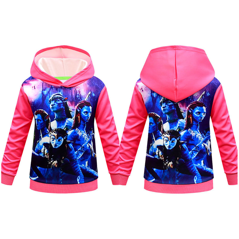 Avatar  Cosplay Hoodie 3D Printed Hooded Sweatshirt Kids Children Casual Streetwear Pullover