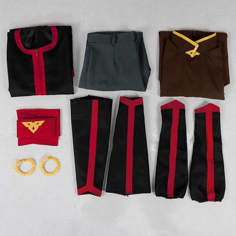 Avatar Aang Adult Black Outfits Party Carnival Halloween Cosplay Costume