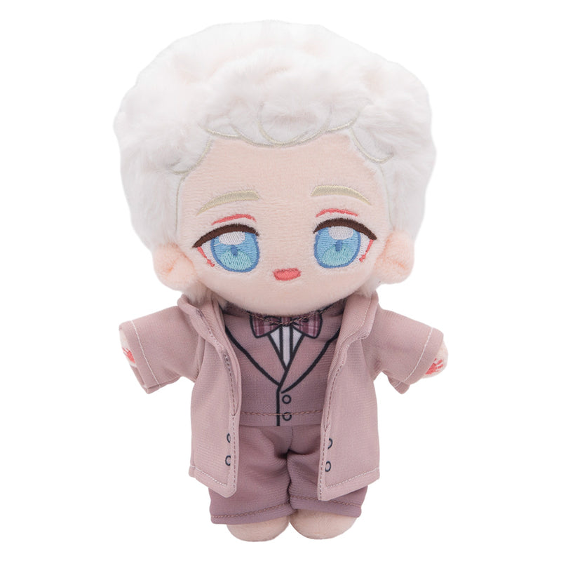 Aziraphale angle Cosplay Plush Toys Cartoon Soft Stuffed Dolls Mascot Birthday Xmas Gift