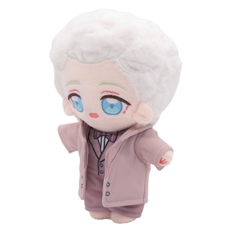 Aziraphale angle Cosplay Plush Toys Cartoon Soft Stuffed Dolls Mascot Birthday Xmas Gift