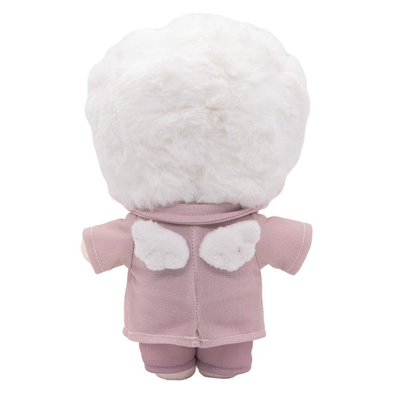 Aziraphale angle Cosplay Plush Toys Cartoon Soft Stuffed Dolls Mascot Birthday Xmas Gift