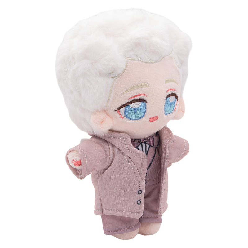 Aziraphale angle Cosplay Plush Toys Cartoon Soft Stuffed Dolls Mascot Birthday Xmas Gift