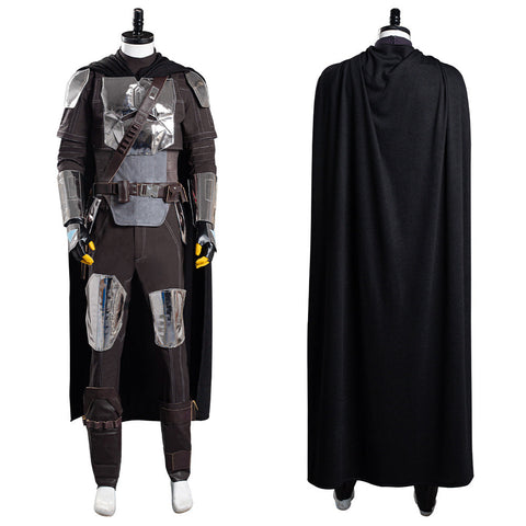 VeeGet The Mandalorian S2 Beskar Armor Coat Uniform Outfits Halloween Carnival Suit Cosplay Costume