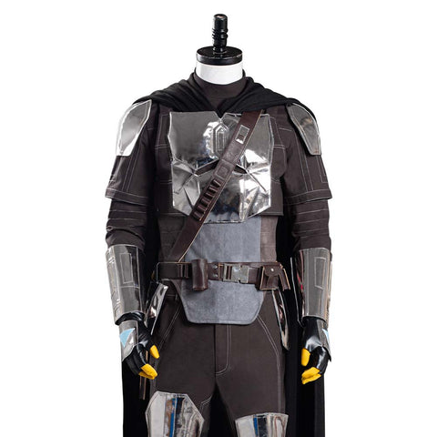 VeeGet The Mandalorian S2 Beskar Armor Coat Uniform Outfits Halloween Carnival Suit Cosplay Costume