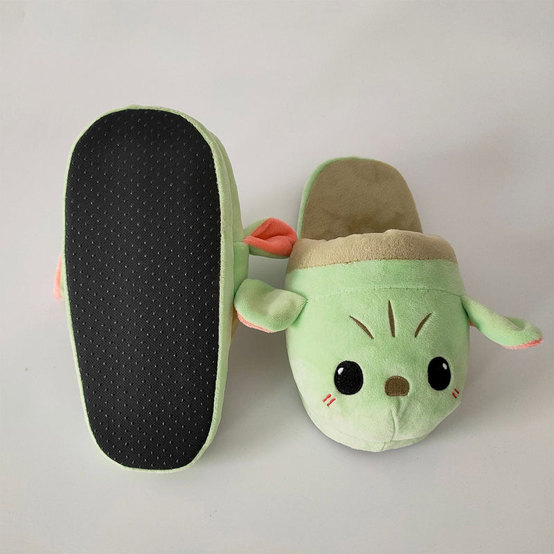 baby yoda The Mandalorian Cosplay Plush Shoes Slipper Halloween Costumes Accessory