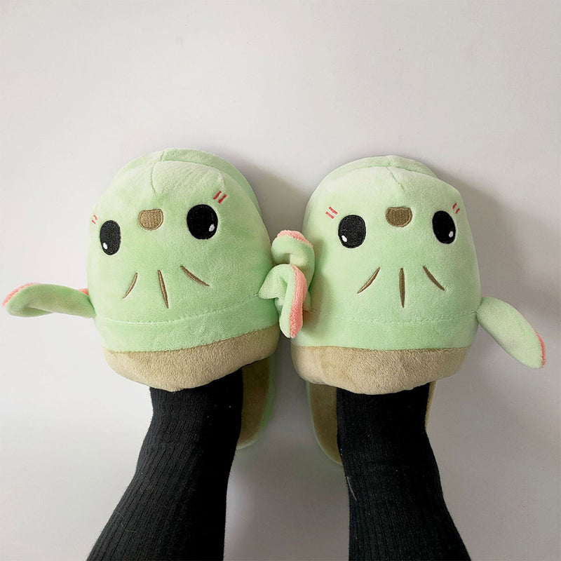 baby yoda The Mandalorian Cosplay Plush Shoes Slipper Halloween Costumes Accessory