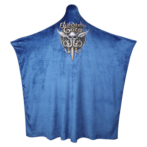 VeeGet Baldur's Gate Game Blue Blankets Cosplay Accessories Halloween Carnival Props