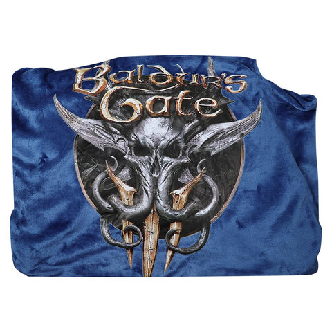 VeeGet Baldur's Gate Game Blue Blankets Cosplay Accessories Halloween Carnival Props