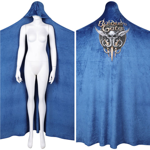 VeeGet Baldur's Gate Game Blue Blankets Cosplay Accessories Halloween Carnival Props
