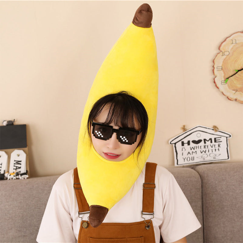 Banana Headgear Hat Cap Halloween Carnival Costume Accessories