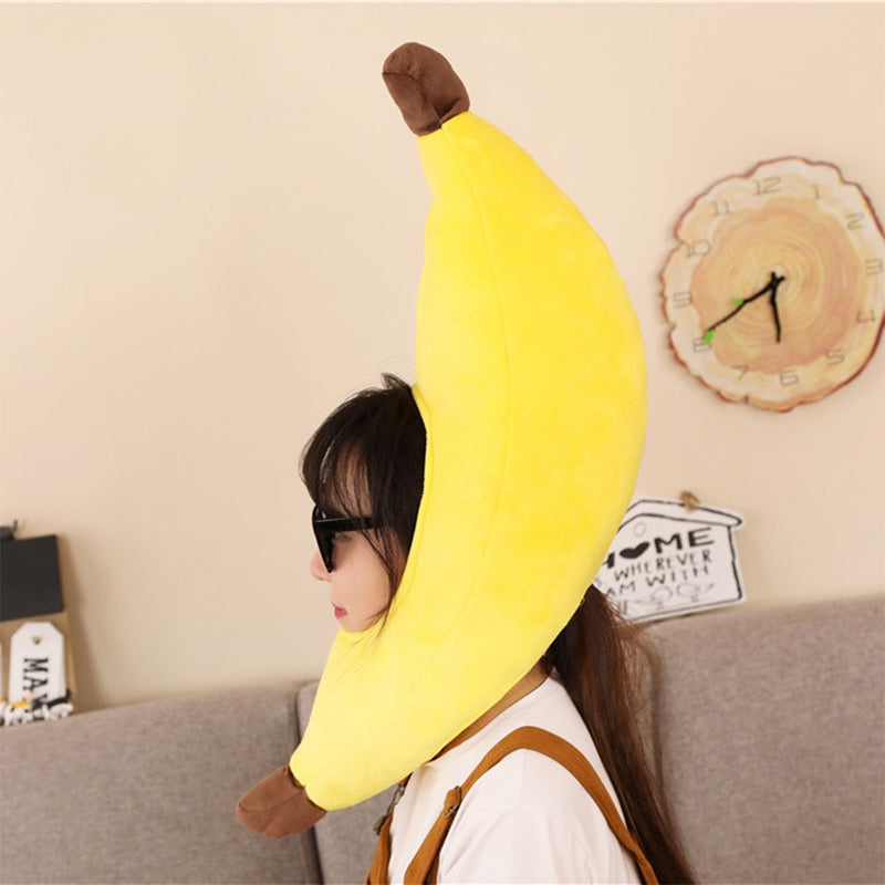 Banana Headgear Hat Cap Halloween Carnival Costume Accessories