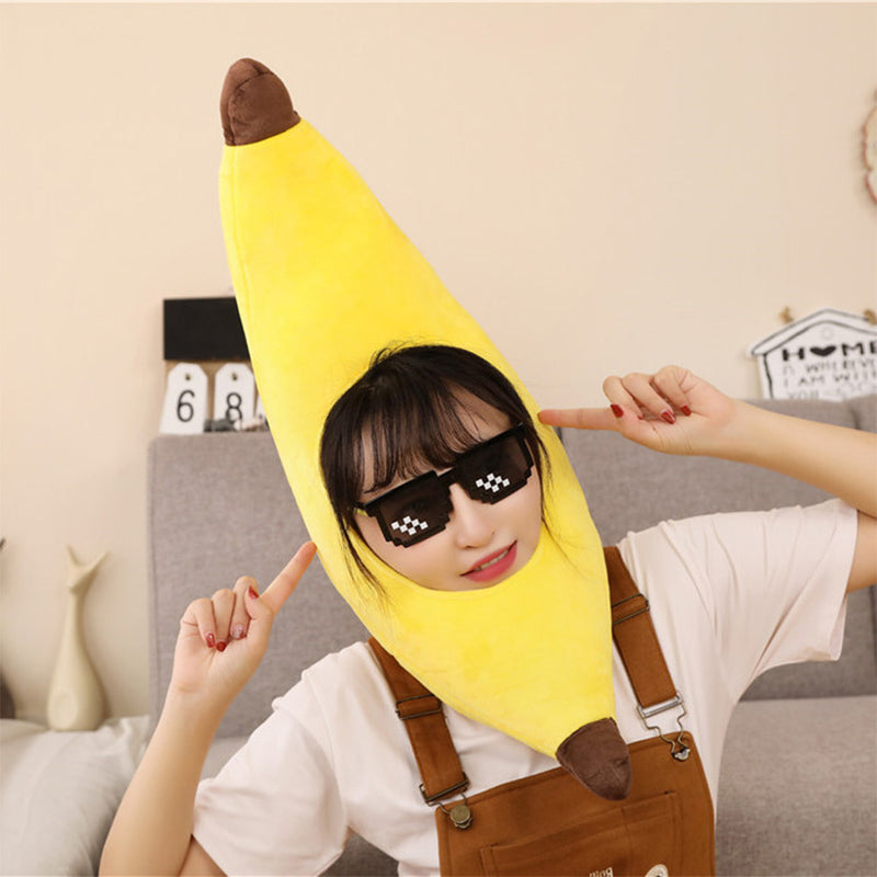 Banana Headgear Hat Cap Halloween Carnival Costume Accessories