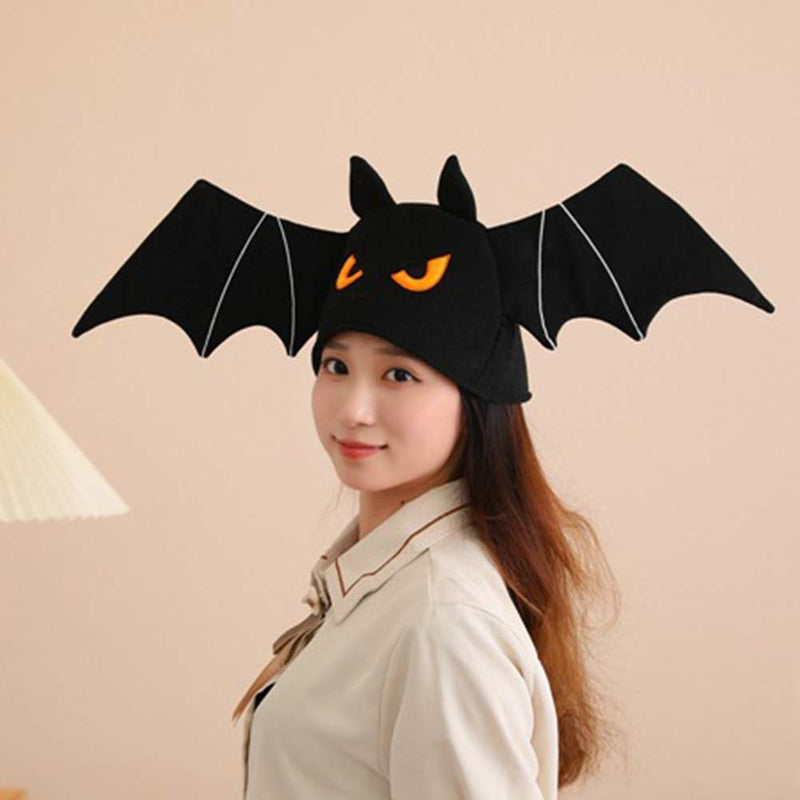 Bat Cosplay Hat Cap Halloween Carnival Costume Accessories