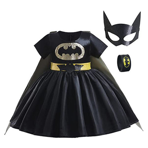 Batman Cosplay Costume Tutu Dress Outfits Halloween Carnival Party Suit Kids Girls Batman Cosplay Costume Tutu Dress Outfits Halloween Carnival Party Suit