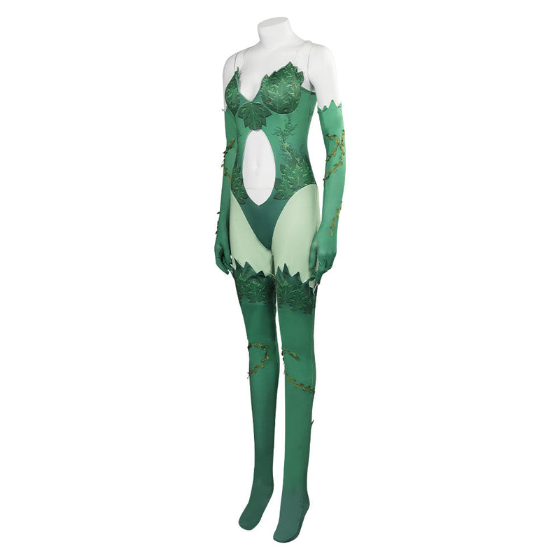 VeeGet Batman Poison Ivy Green Women Jumpsuits Party Carnival Halloween Cosplay Costume