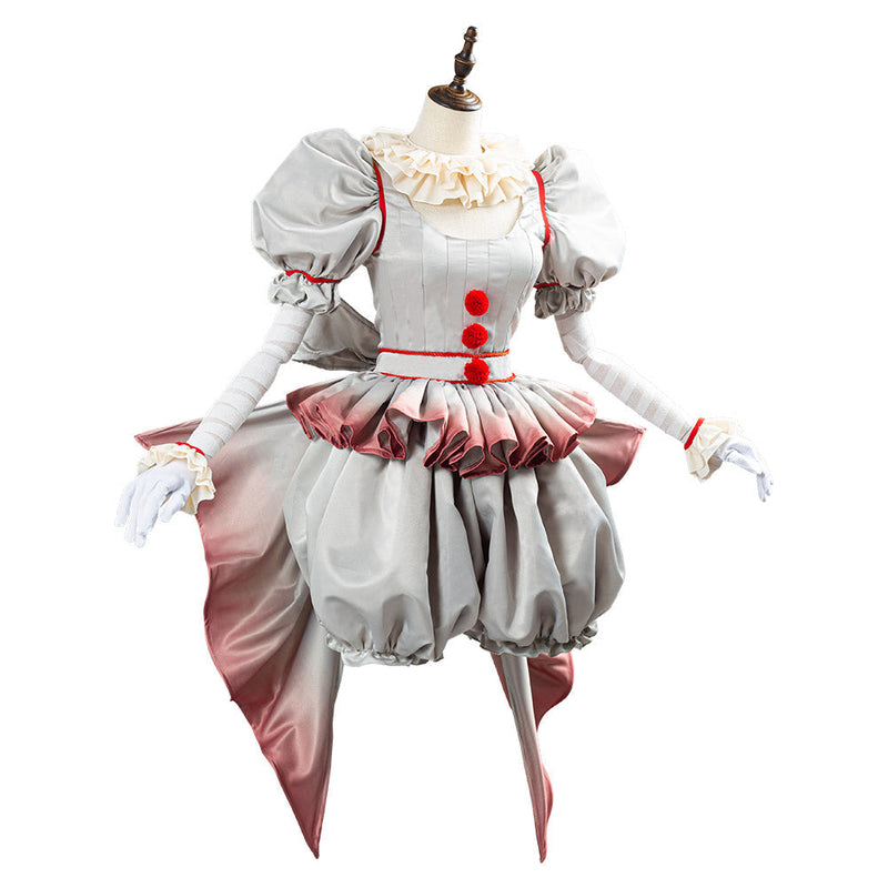 VeeGet VeeGet Women It Pennywise Horror Pennywise The Clown Costume Cosplay Costume