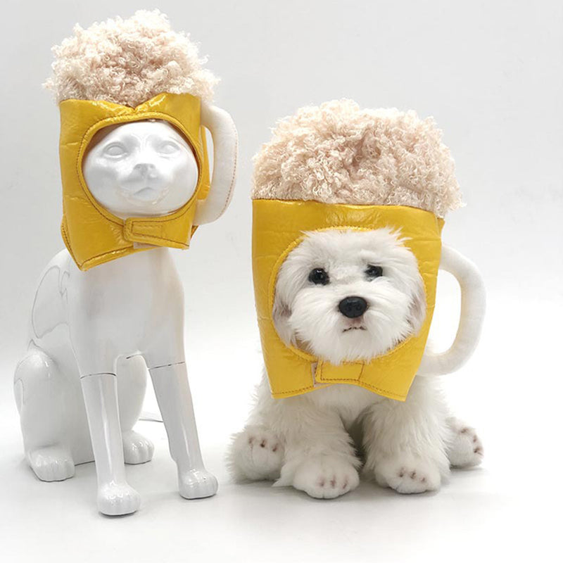 Beer Dog Hat Headgear Halloween Pet Clothes Hat