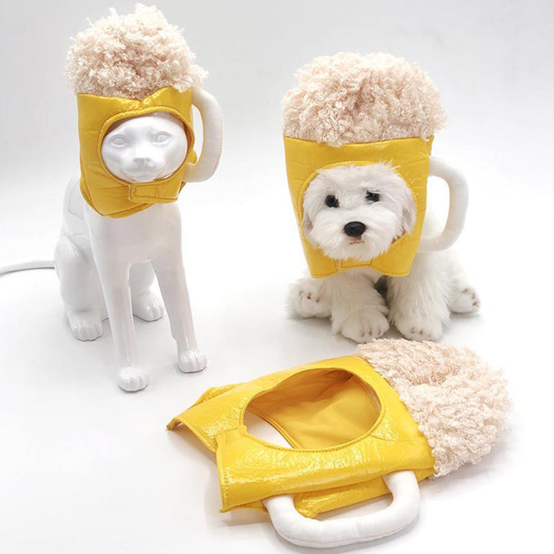 Beer Dog Hat Headgear Halloween Pet Clothes Hat