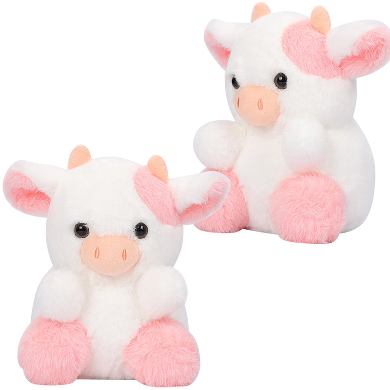 Belle Strawberry Cow Plush Toys Cartoon Animal Soft Stuffed Dolls For Kid Birthday Xmas Gift