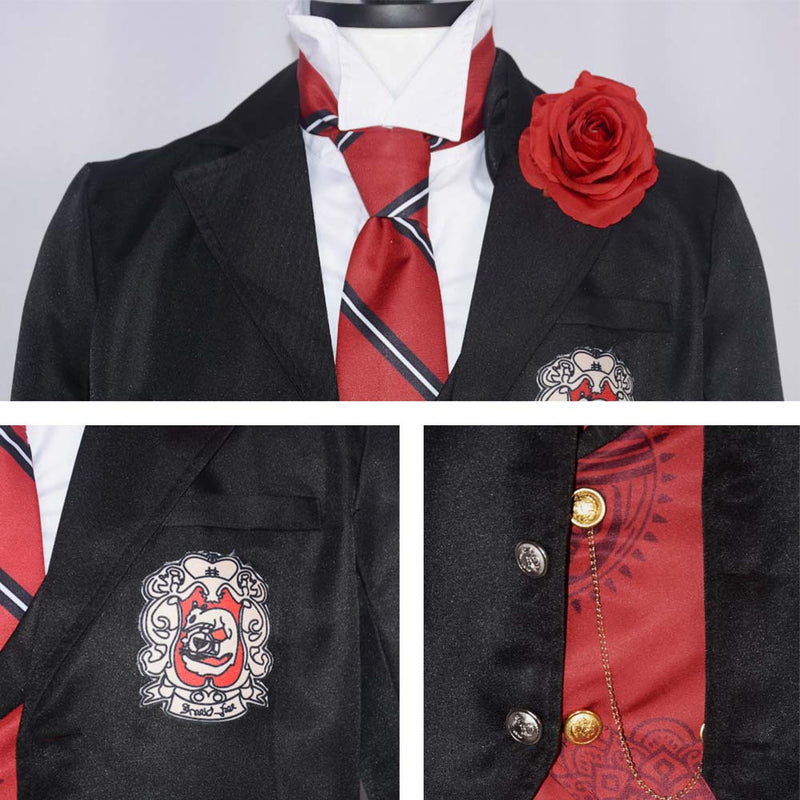 Black Butler Edogā·redomondo Cosplay Costume Outfits Halloween Carnival Suit