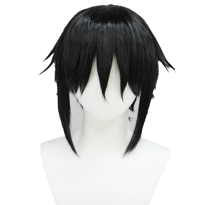 Black Butler Sebas Cosplay Wig Heat Resistant Synthetic Hair Carnival Halloween Party Props