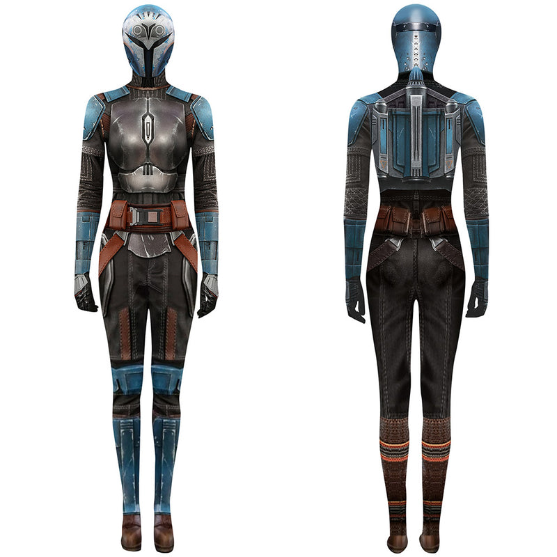 Bo-Katan Kryze Cosplay Costume Jumpsuit Halloween Carnival Party Disguise Suit