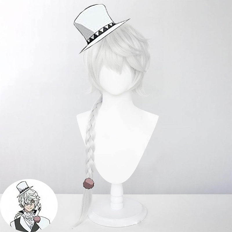 Bungo Stray Dogs Nikolai Gogol Cosplay Wig Heat Resistant Synthetic Hair Carnival Halloween Party Props