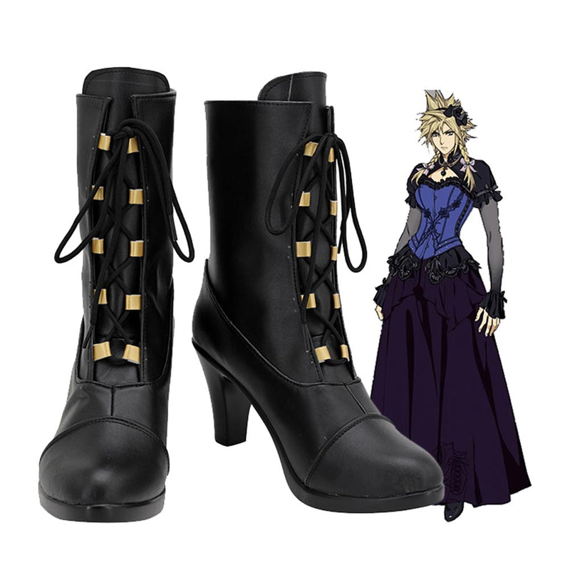 VeeGet VeeGet Final Fantasy Costume Remake Cloud Strife Boots Halloween Costumes Accessory Cosplay Shoes