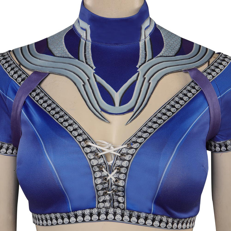 VeeGet Mortal Kombat Kitana Costumes for Halloween Carnival Costume